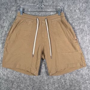 VUORI Vital Shorts Men Medium #V378 Workout Lounge Drawstring French Terry